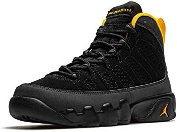 Air Jordan Velika Djeca 9 Retro Crno-tamni Ugljen