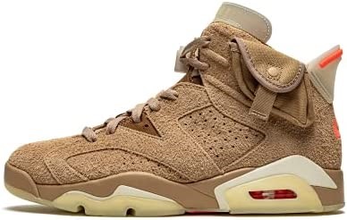 Air Jordan Muške 6'' Retro Dh0690 200 Travis British Kaki-sail-bright Crim