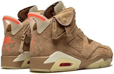 Air Jordan Muške 6'' Retro Dh0690 200 Travis British Kaki-sail-bright Crim