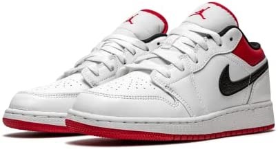 Air Jordan Muškarci Air Jordan 1 Low Gs 553560 118 White-gym Red