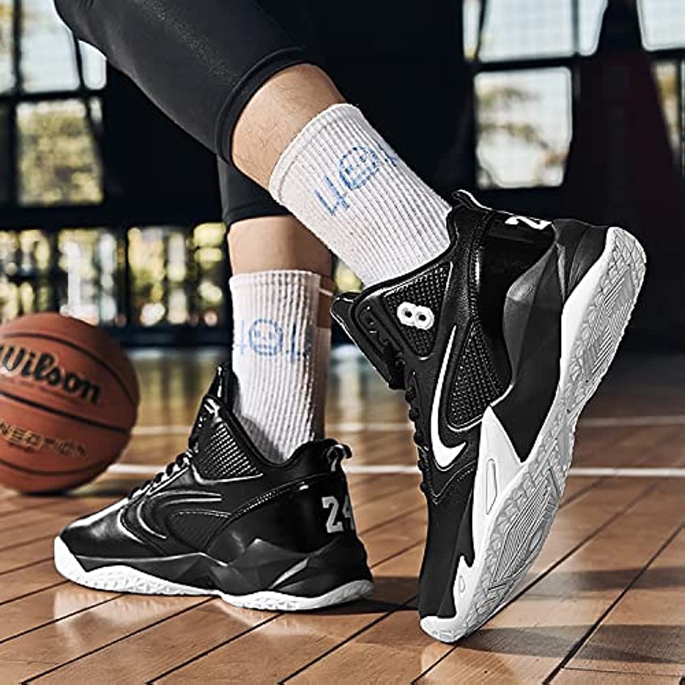 Air Jordan Muške Košarkaške Cipele Visoke Prozračne Protuklizne Tenisice Crne