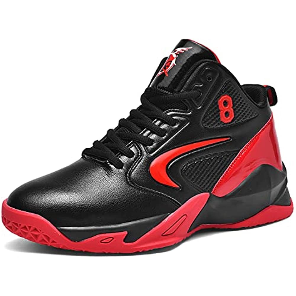 Air Jordan Muške Košarkaške Cipele Visoke Prozračne Protuklizne Tenisice Crvene