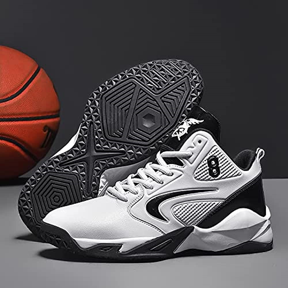 Air Jordan Muške Košarkaške Cipele Visoke Prozračne Protuklizne Tenisice Bijele