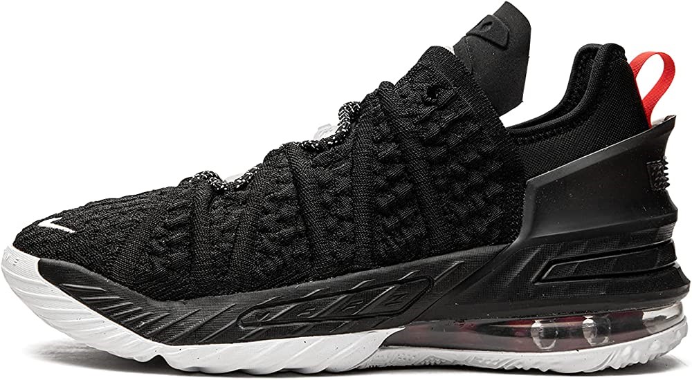 Air Jordan Nike Dječje Košarkaške Tenisice Lebron 18(gs) Crne-bijele-sveučilišne Crvene