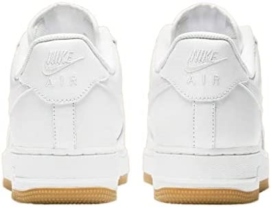 Air Jordan Nike Men Air Force 1 07 Low Bijelo-bijelo Svijetlosmeđe