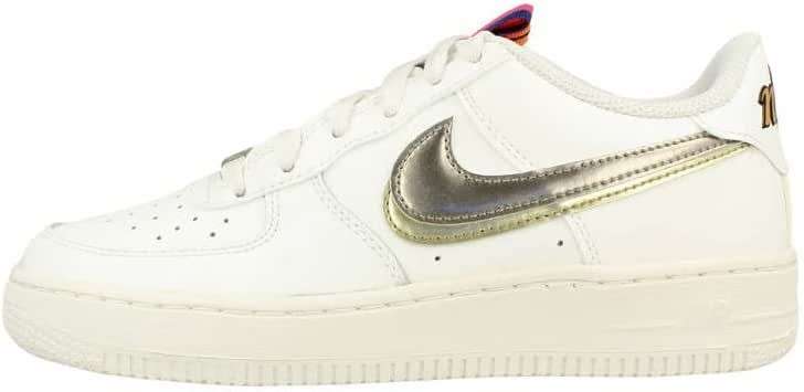 Air Jordan Nike Unisex Air Force 1 Le(gs) Tenisice Dječje Noir-summit Bijelo-ružičasto-kositar