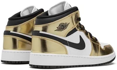 Air Jordan Nike Unisex-dječje Tenisice Metalik Zlatno-crno-bijele