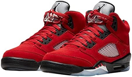 Air Jordan Youth Air 5 Retro Gs Sveučilište Crveno-crno-bijelo