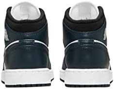Velika Djeca Air Jordan 1 Mid Armory Armory Mornarsko-bijelo-crna
