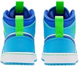 Big Kids Air Jordan 1 Mid S Dk Powder Blue-racer Blue