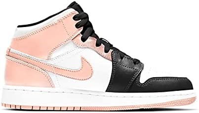 Velika Djeca Air Jordan 1 Mid White-arctic Narančasto-crna