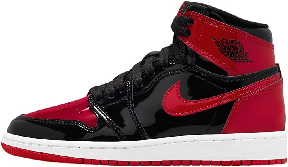 Big Kids Air Jordan 1 Retro High Og Black-varsity Red