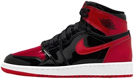 Big Kids Air Jordan 1 Retro High Og Black-varsity Red