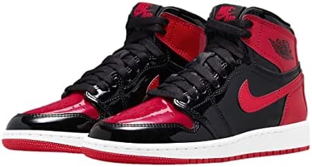 Big Kids Air Jordan 1 Retro High Og Black-varsity Red