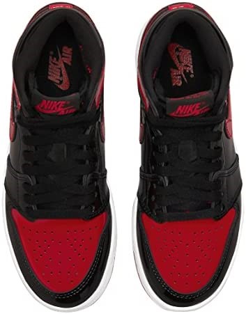 Big Kids Air Jordan 1 Retro High Og Black-varsity Red