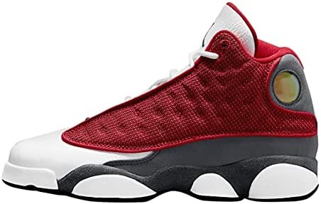 Velika Djeca Air Jordan 13 Retro Teretana Crveno-kremeno Sivo-bijelo-crno