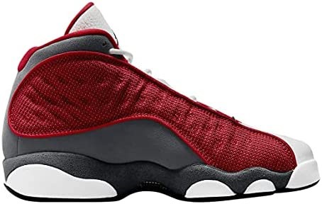 Velika Djeca Air Jordan 13 Retro Teretana Crveno-kremeno Sivo-bijelo-crno