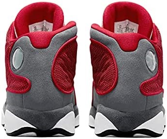 Velika Djeca Air Jordan 13 Retro Teretana Crveno-kremeno Sivo-bijelo-crno