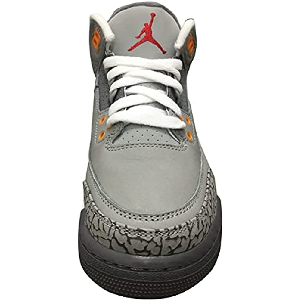Velika Djeca Air Jordan 3 Retro Grafitno-srebrna-sport Crvena