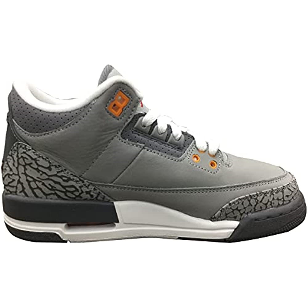 Velika Djeca Air Jordan 3 Retro Grafitno-srebrna-sport Crvena