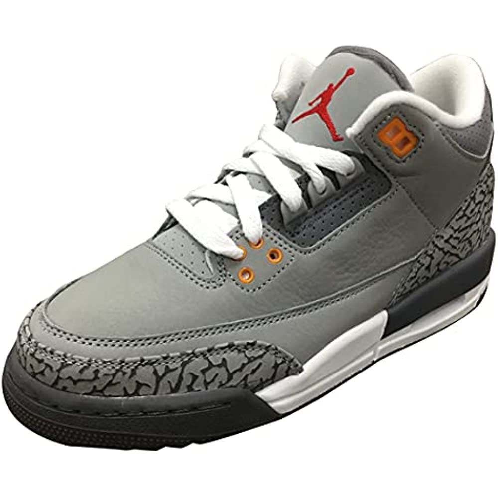 Velika Djeca Air Jordan 3 Retro Grafitno-srebrna-sport Crvena