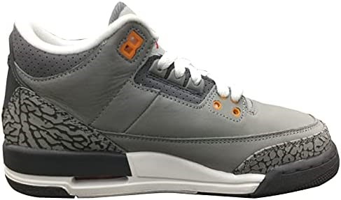 Velika Djeca Air Jordan 3 Retro Srebrna-sport Crveno-grafit