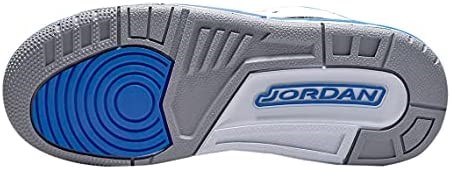 Velika Djeca Air Jordan 3 Retro Bijelo-trkaći Plavo-crni