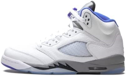 Velika Djeca Air Jordan 5 Retro White-hyper Royal
