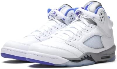 Velika Djeca Air Jordan 5 Retro White-hyper Royal