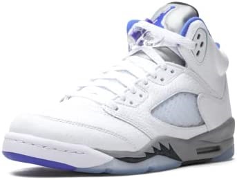 Velika Djeca Air Jordan 5 Retro White-hyper Royal