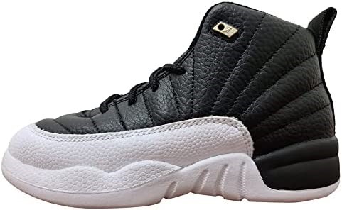Mala Djeca Air Jordan 12 Retro Doigravanje Crno-sveučilišno Crveno