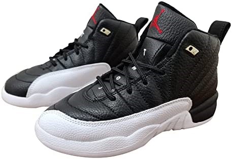 Mala Djeca Air Jordan 12 Retro Doigravanje Crno-sveučilišno Crveno