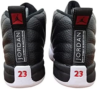 Mala Djeca Air Jordan 12 Retro Doigravanje Crno-sveučilišno Crveno