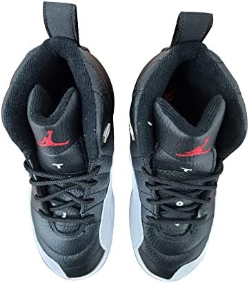 Mala Djeca Air Jordan 12 Retro Doigravanje Crno-sveučilišno Crveno