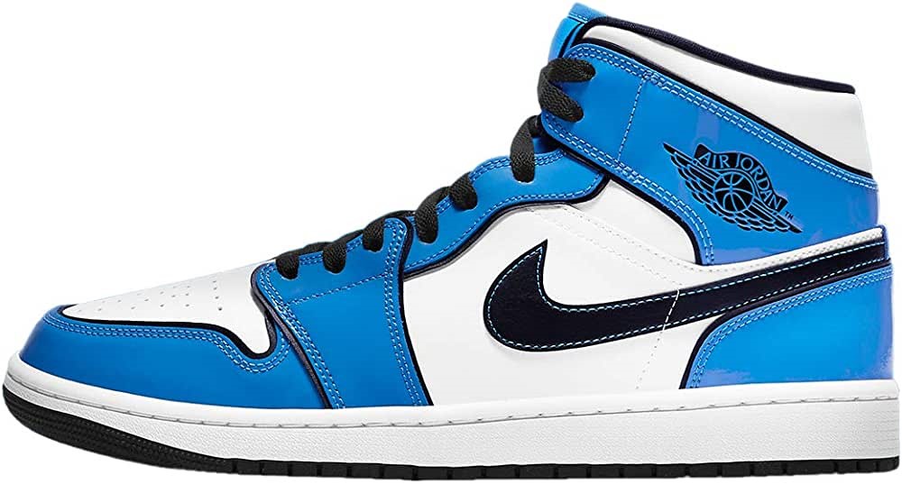 Men Air Jordan 1 Mid Se Union Royal Blue-black-white