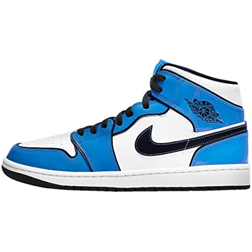 Men Air Jordan 1 Mid Se Union Royal Blue-black-white