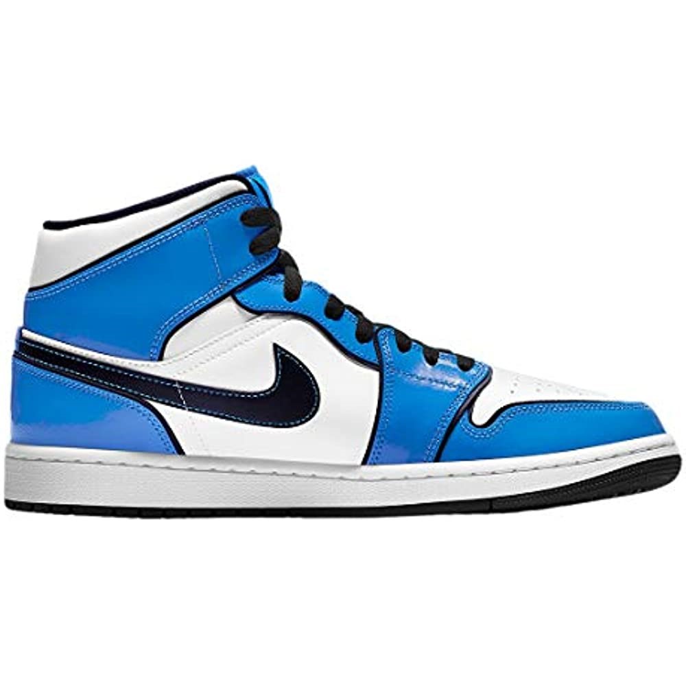 Men Air Jordan 1 Mid Se Union Royal Blue-black-white