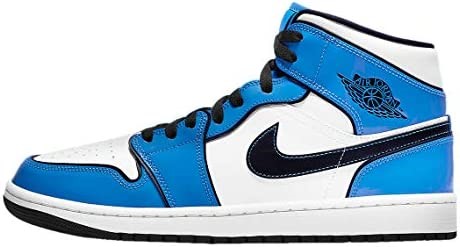 Muškarci Zrak Jordan 1 Mid Se Union Royal Signal Plavo-crno-bijeli