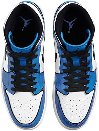 Muškarci Zrak Jordan 1 Mid Se Union Royal Signal Plavo-crno-bijeli