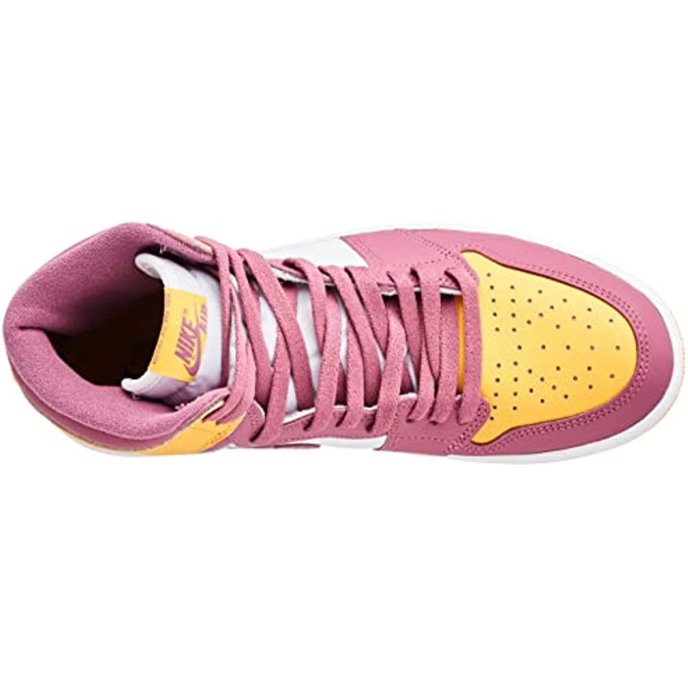 Men Air Jordan 1 Retro High Og Pink-white-yellow