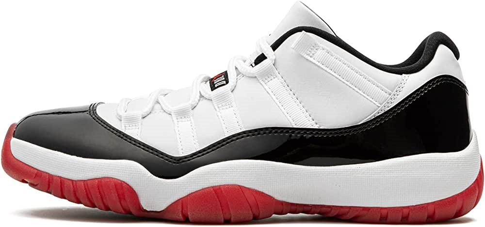Muškarci Air Jordan 11 Retro Niske Legende Bijelo-sveučilište Crveno-crno