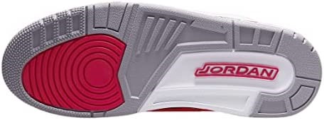 Muške Air Jordan 3 Retro Kožne Tenisice Bijela-svijetla Curry-kardinalno Crvena