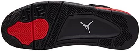 Muškarci Zrak Jordan 4 Retro Crvena Grmljavina Crno-bijelo-crvena