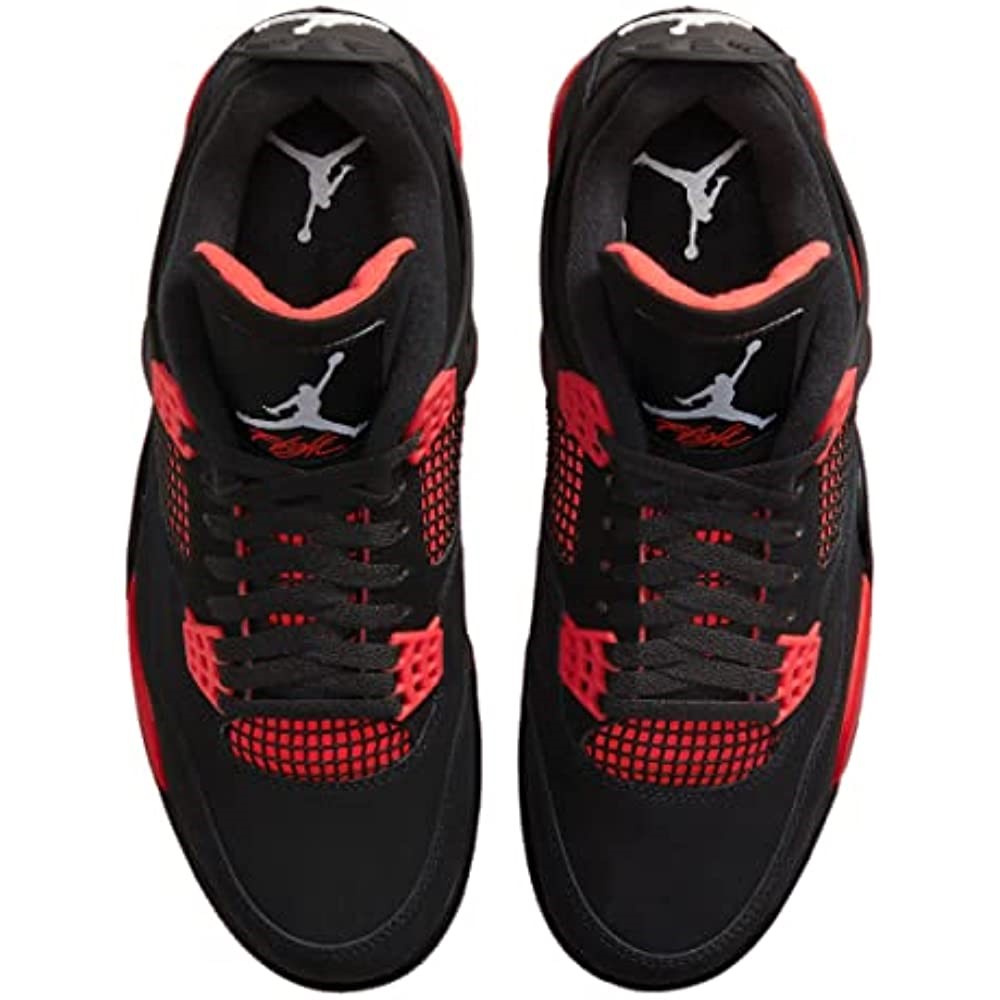 Muškarci Zrak Jordan 4 Retro Crvena Grmljavina Crveno-crna