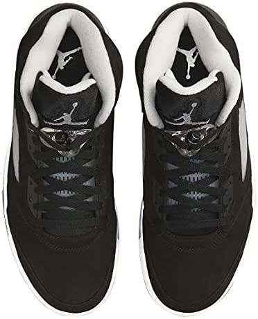 Muškarci Air Jordan 5 Retro Stealth Crno-bijelo-sive