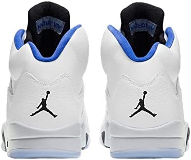Muškarci Air Jordan 5 Retro Stealth Bijelo-plavo-sivo