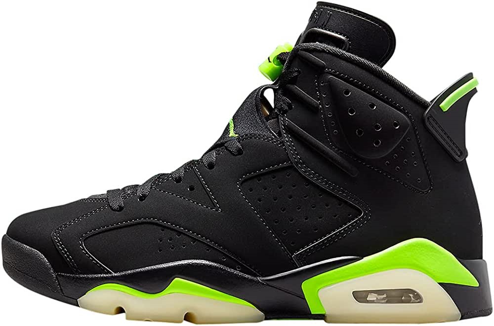 Muškarci Air Jordan 6 Retro Karmin Crno-električno Zelena