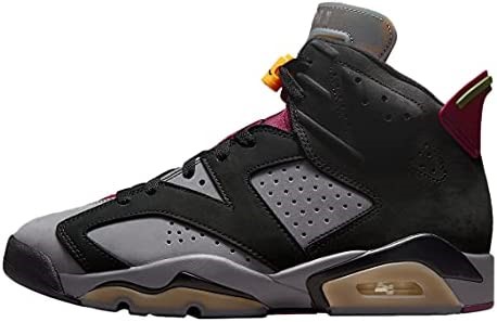 Muškarci Air Jordan 6 Retro Karmin Crno-svijetlo Grafitno Siva