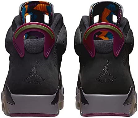 Muškarci Air Jordan 6 Retro Karmin Crno-svijetlo Grafitno Siva