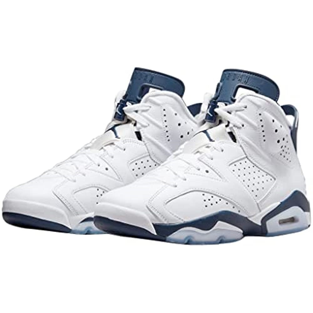 Muškarci Air Jordan 6 Retro Bijela-ponoćna Mornarica